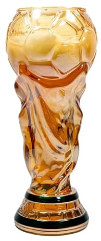 HIULLEN Bicchiere Birra, 500 ml Tazza Trofeo Calcio, Bicchiere da birra in Coppa del Mondo pour Fête de Football, Bar, Barbecue, Rassemblement à la Maison, Coupe du Monde
