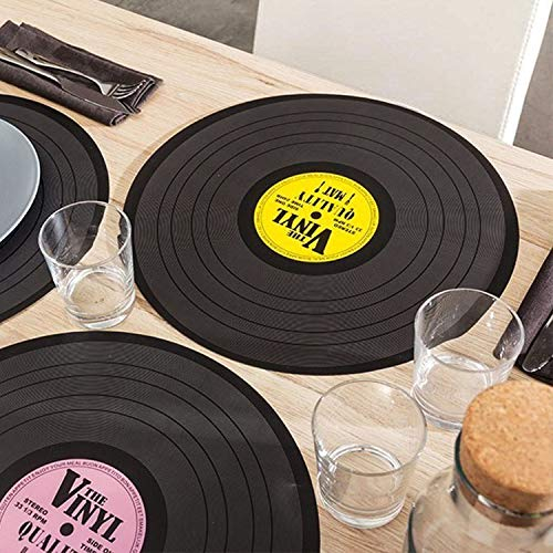 Tovaglietta Vinile D:39 Cm (Colori Assortiti)