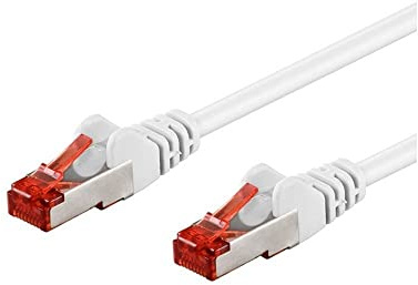 intellinet 735452 Netzwerkkabel Patchkabel Cat6 S/FTP LSOH RJ45-Male/RJ45-Male, 2m weiß