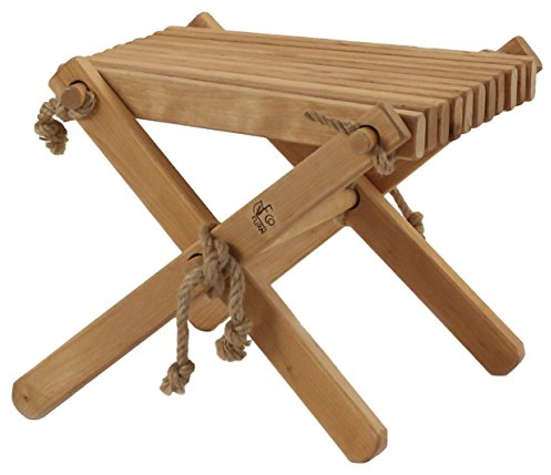 Ecofurn Lilli Erle geölt montiert Beistelltisch/Foot Rest, Holz, Natur