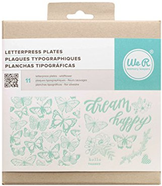 We R Memory Keepers Planchas Tipográficas Para Letter Press
