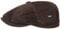 Lipodo 8 Panel Cord Flatcap Herren - Flat Cap aus Baumwolle - Schiebermütze Made in Italy - Unifarbene Schirmmütze - Herbst/Winter - Regular-Fit-Style - Gefütterte Wintermütze braun XL (60-61 cm)