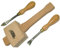 Wooden Handle Tack Lifter, Staple Remover + Mallet Upholstery Kit
