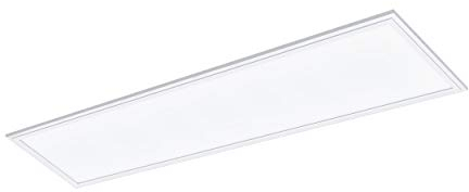EGLO LED Einbauleuchte Salobrena 1, Deckenlampe, Wohnzimmerlampe, LED Deckenleuchte aus Aluminium, Kunststoff, Bürolampe in Weiß, Einbaulampe, Flurlampe Decke neutralweiß, L 120 cm