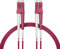 nexinex - 2m OM4 Glasfaserkabel LC/UPC auf LC/UPC Patchkabel | Duplex Multimode Glasfaser LWL Lichtwellenleiter Kabel LC/LC