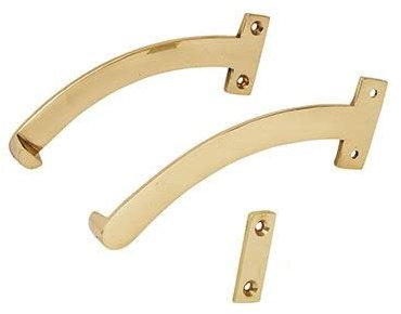 Quadrant Arm Stay Window Fittings Polished Brass Finish