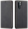 QLTYPRI Case for Huawei P30 Pro, Premium PU Leather Cover TPU Bumper with Card Holder Kickstand Hidden Magnetic Adsorption Shockproof Flip Wallet Case Compatible with Huawei P30 Pro - Black