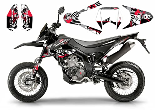 Dekor race-styles Aufkleber kompatibel mit Aprilia SX 125 2018 | Decals Graphics