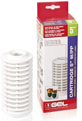 GEL Cartuccia filtrante 5 per Depura 500 e 550 Rete Lavabile PP 60 µm