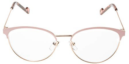 Contacta, Elle, Occhiali da Lettura per Donna, Occhiali Femminili e Accattivanti con Profili Dorati e Dettagli Color Pastello, Diottrie +2,50, Colore Rosa, Confezione con Sacchetto Portaocchiali, 24g