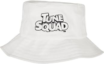 Mister Tee Unisex Tune Squad Wording Bucket Hat Hut, Weiß, Einheitsgröße EU