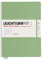 LEUCHTTURM1917 363918 Notizbuch Master Slim (A4+), Hardcover, 123 nummerierte Seiten, Salbei, Liniert