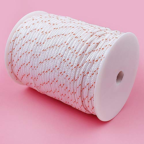 RobertDTesta Parti di Utensili 4,0 mm x 100 m di tiro a Corda di avviamento for Stihl Husqvarna Echo McCulloch Homelite Poulan Chainsaw Trimmer Lawn Mower Sostituisci Parte Accessori