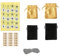 24 Adventskalender zum Befüllen Jutesäckchen DIY Adventskalender Befüllen Dekorieren Kalender 1-24 Muster Baumwolle Weihnachten Bündel Advent Süßigkeiten Geschenkbeutel (Multicolor, One Size)