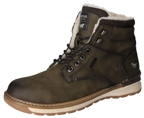 MUSTANG 4141604-770 Herren Schnürstiefelette Warmfutter, Größe 43