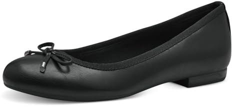MARCO TOZZI Damen Ballerinas weiches Feel Me Fußbett weiches Innenfutter Vegan Vegan