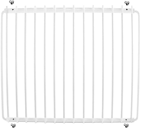 SPARES2GO Fridge Shelf compatible with Daewoo Refrigerator Freezer Adjustable White Plastic Coated Extendable Arms (Small, 360mm - 560mm x 320mm)