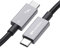 Cable Matters [Certificato Intel] Cavo Thunderbolt 4 in guaina da 40 Gbps Nero da 1m, con Ricarica Power Delivery 240 W e Video 8K - Compatibile con Thunderbolt 3, USB 4 per Apple MacBook Pro, iMac