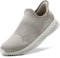 STQ Zapatillas Deporte Mujer Ligero Malla Transpirable Zapatos Casual Slip on Sin Cordones para Andar Pasear Marrón Claro 39 EU