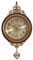 Große Metall Wanduhren Decor Vintage Holz große Wanduhr, Metallholz Stille Pendeluhr, moderne Großvater Wanduhr mit Pendel, Batterie for Wohnzimmer, Schlafzimmer, Bürowanddekoration Europäische Große