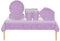 ZSYIULIA 53 piezas de vajilla de fiesta de color morado brillante para niños y niñas, decoración de fiesta, mantel de fiesta de cumpleaños dorado brillante, platos de papel de 7 pulgadas, servilletas