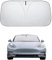 CryoShade Parasol para Parabrisas Delantero,Parasol Coche Delantero,Parabrisas Delantero,Coche Sol Sombra,para Parabrisas,Apto a la Mayoría de Coches y SUV (M-140 * 70cm)