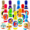 STAY GENT Tier Kegelspiel für Kinder, Bowling Set Kinder mit 10Kegel & 2Kugeln Innen & Draußen Kegelspiel Bälle Kinder 2 3 4 5 6 Jahre, Tier Nummer Spielzeug Lehrreich Geschenke Geburtstag Weihnachten