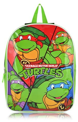 Nickelodeon Paw Patrol Jungen-Rucksack und Kleinkind-Büchertaschen, Grundschul- und Kindergarten-Kinderrucksäcke für die Schule, Teenage Mutant Ninja Turtle, Modern