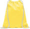 Baumwollbeutel 10 Stück 38x42cm Sportbeutel - Rucksack Stofftasche Turnbeutel Bag, Beutel, Baumwollbeutel, Jutebeutel OEKO-TEX® zertifiziert Stoffbeutel Einkaufsbeutel Gym zum bemalen (Gelb)