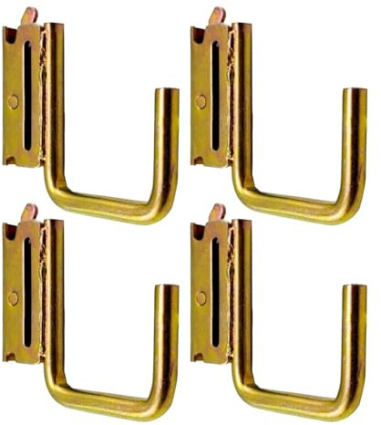 Gancio per binario E, ganci per binario E,Ganci per binari E da 4 pezzi per carichi pesanti - di ancoraggio E-Track per camion furgonati, garage, officine, magazzini