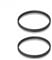 DEMULAX For Shark, for Classic Anti Hair Wrap Upright Pet Vacuum NZ801UKT#1323m7 (2/4 Pcs) Vacuum Cleaner Flat Belt(2 PCS)