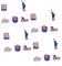 Alipis 40st Kucheneinsätze Zum Unabhängigkeitstag Dekoration Mit Ätherischen Ölen Topper Für Kuchendekor Tortenaufsätze Für Geburtstage Kuchen-flag-topper Geburtstagstorte Papier