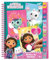 Gabby’s Dollhouse Sticker Malbuch mit Zahlen | Buch für Vorschulkinder & kleine Bastelfans | 10 Sticker-Puzzles & Ausmalbilder
