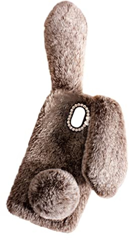 SHINEOFI Plüschhülle für Handy mit Hasenmotiv Kuschelhülle aus Weichem Material Warme Handyhülle zum Schutz vor Kratzern Kompatibel mit Galaxy