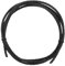 sourcing map 1.1 Yards Bolo Tie Cord 4mm Diameter Round Braided Leather Strip 1 Meter Long for Bracelet Necklace Beading, Black