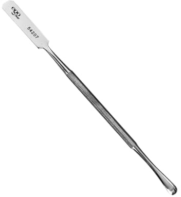 Nailmania - Spatola per unghie Inox 2 Punte Grande - Cucchiaio per la gestione del polygel nella ricostruzione delle unghie