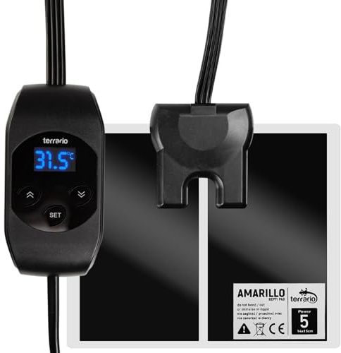Terrario Amarillo 5W - Tappetino riscaldante con termostato LCD