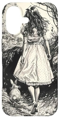Hülle für iPhone 17 Alice im Wunderland - In den Kaninchenbau Vintage Fantasie