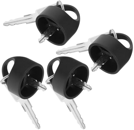 CIYODO 4 Sets Replacement Ignition Keys for Mobility Scooters Hat-Style Electric Scooter Keys for Wheelchair Scout Trolley Drive Scout Weather-Resistant Security Accessories with