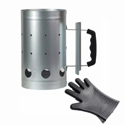 Disttocate Charcoal Coal Light Bucket Ignition Charcoal Stove Barbecue Quick Chimney BBQ Carbon Barrels Grill