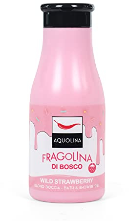 Aquolina Duschgel Wald-Erdbeere. Cremiges, leichtes Schaumbad, das schnell aufgenommen wird - 250 ml