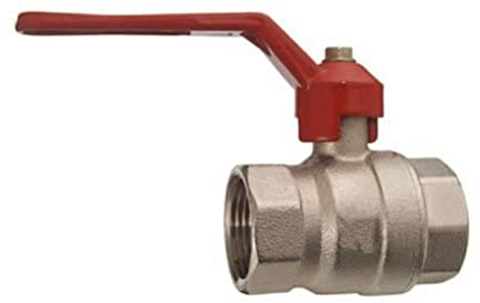 Cornat Kugelhahn 1IG m/c, Hebelgriff - rot / chromfarbig - Betriebsdruck: max. 25 bar - Mit Aluminium Hebel - Betriebstemperatur: -20° C bis +110° C / T571443