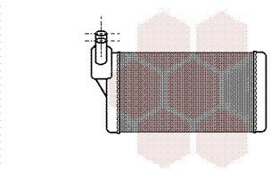 VAN WEZEL 58006097 Scambiatore Calore, Riscaldamento abitacolo