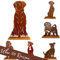 Terma Stahldesign Rost Hund Labrador Lebensgroß Handmade Germany tolle Gartendeko aus Metall Figur Labrador deko Geschenk Rostfigur Garten deko Gartenfigur, hundegrab deko