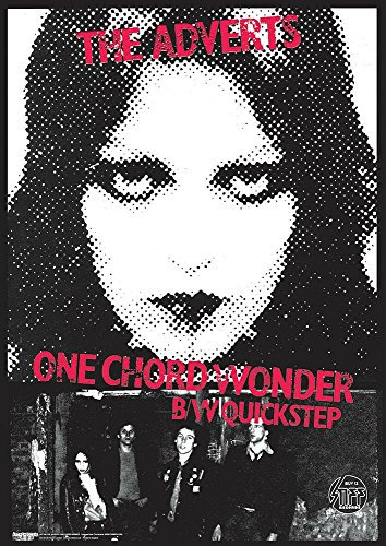 THE ADVERTS Poster ONE Chord Wonder Quickstep