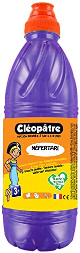 CLEOPATRE - PGBB1-18 - Peinture Gouache Néfertari - Violet - Flacon 1 L