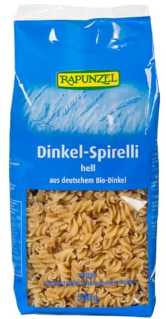 Rapunzel Bio Dinkel Spirelli hell aus Deutschland - 1er Pack (1 x 500g) - BIO