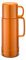 ROTPUNKT hochwertige Isolierflasche 80 I Premium Thermoflasche I Auslaufsicherer Deckel dient als Becher I Glaseinsatz - verspiegelt I Büro I outdoor 500 ml, shiny fox