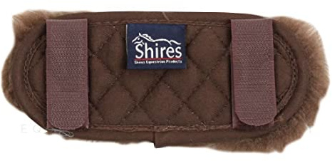 Shires SupaFleece Chin Guard 6 Inch Bit Accessory One Size Brown