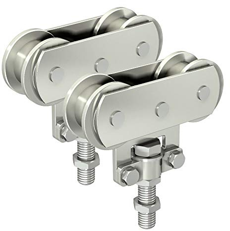 Rollapparat (2 Stk.) bis 150 kg für SLID'UP 1700-150 Schiebetorbeschlag